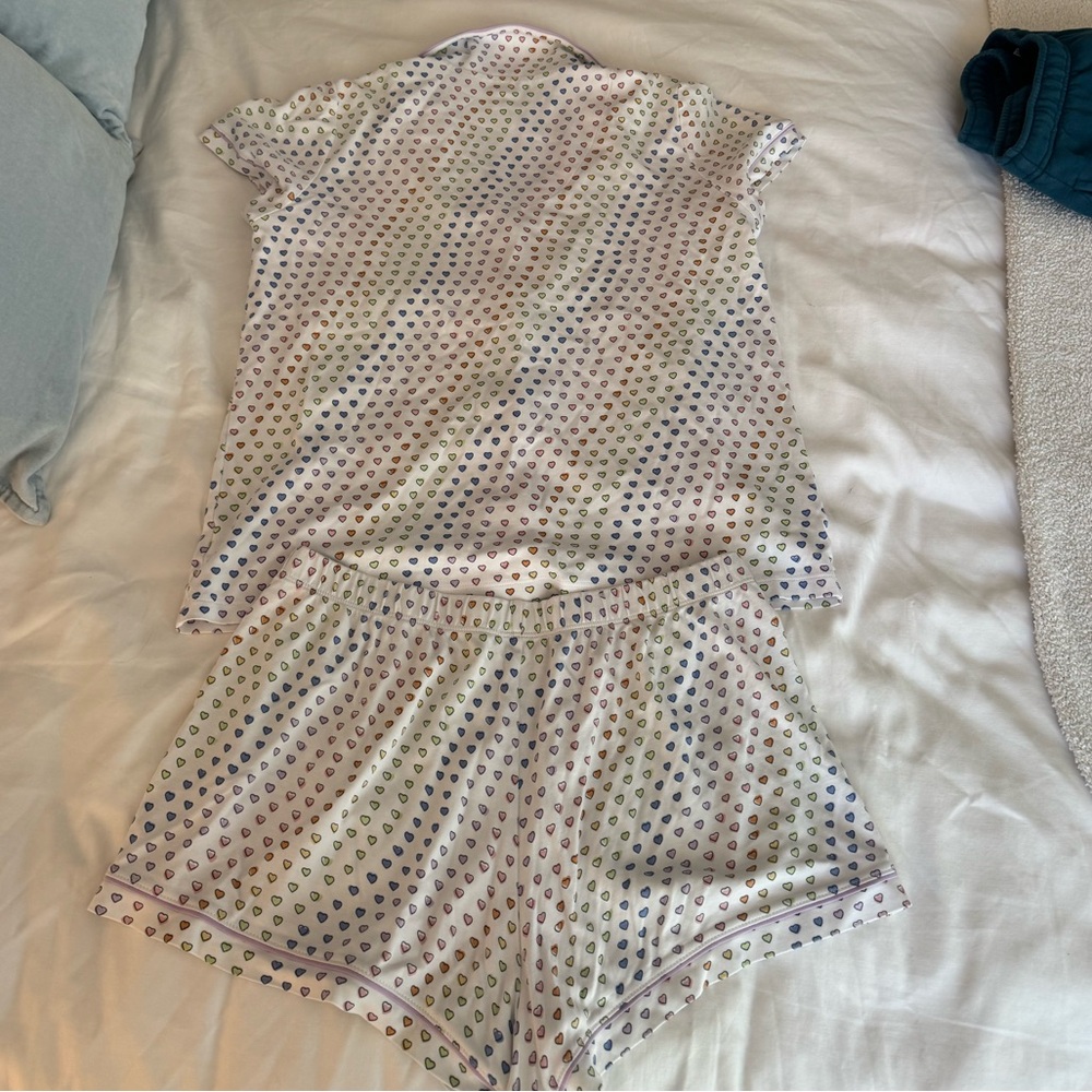 Roller Rabbit Disco Hearts Polo Pajamas - Picture 6 of 7